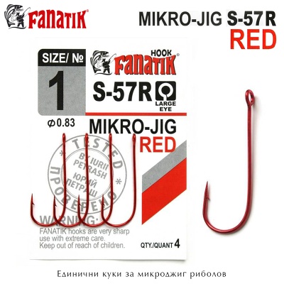 Fanatik S-57R Mikro Jig | Single Hooks
