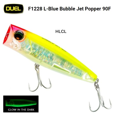 Duel L-Blue Bubble Jet Popper 90F F1228 | Попер