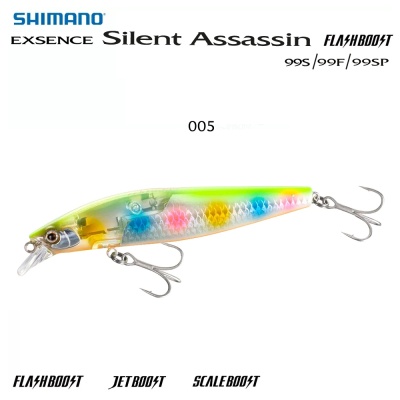 Shimano Exsence Silent Assassin 99F Flash Boost | Воблер