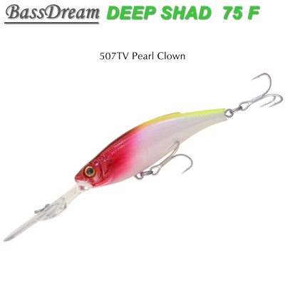 BassDream Deep Shad 75F | 507TV Pearl Clown