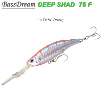 BassDream Deep Shad 75F | 501TV W Orange