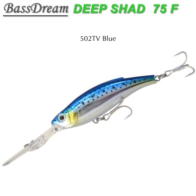 BassDream Deep Shad 75F | 502TV Blue