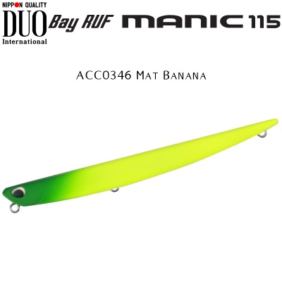 DUO Bay Ruf Manic 115 | ACC0346 Mat Banana