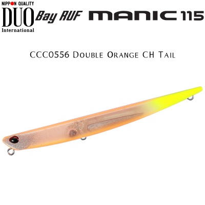DUO Bay Ruf Manic 115 | CCC0556 Double Orange CH Tail