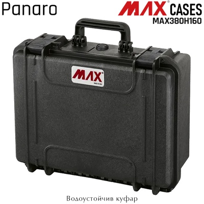 Plastica Panaro MAX NERO 380 | Watertight case
