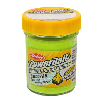 Паста за пъстърва Berkley PowerBait Natural Scent Glitter Garlic