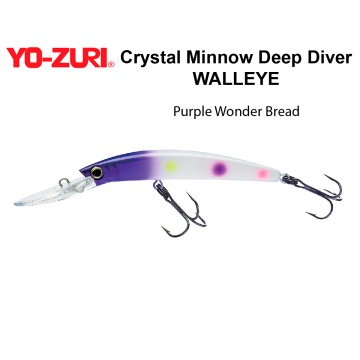 Воблер Yo Zuri Crystal Minnow Deep Diver WALLEYE 110F R1206