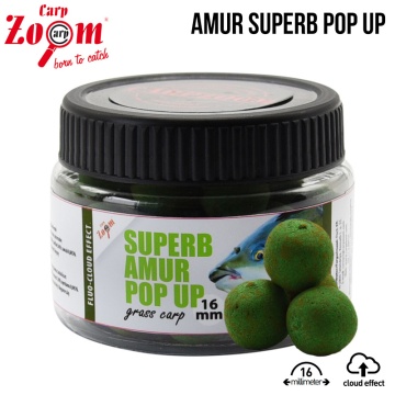 Carp Zoom Amur Superb Pop Up 16mm | Протеинови топчета за амур
