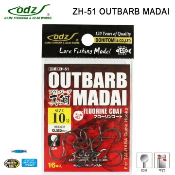 ODZ Outbarb Madai ZH-51 | Tairaba Hooks