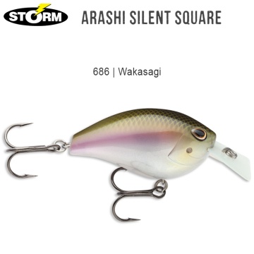 Storm Arashi Silent Square 5.5cm | Кранкбейт