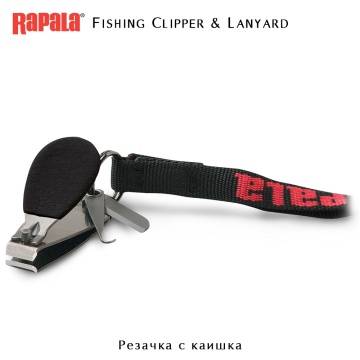 Rapala Fishing Clipper &amp; Lanyard RFC-1