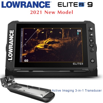Lowrance Elite 9 FS + Active Imaging 3-in-1 transducer