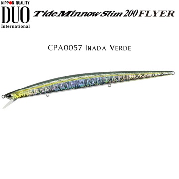 DUO Tide Minnow Slim 200 FLYER | Воблер