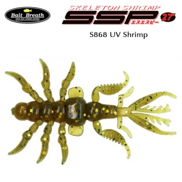 Bait Breath Skeleton Shrimp SSP 6.9cm | Силикон