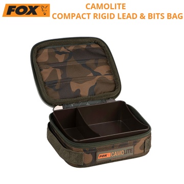 Компактная жесткая сумка Fox Camolite для свинца и бит | Пенал
