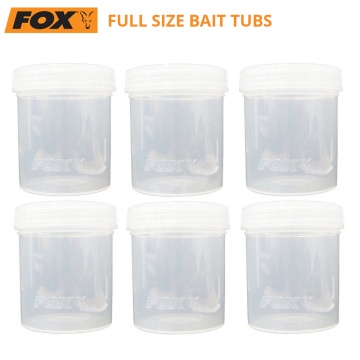 Fox Full Size Bait Tubes | Комплект кутии за стръв