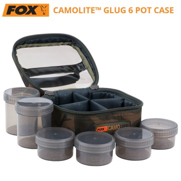 Футляр Fox Camolite Glug 6 Pot | Мешок ящиков для приманки
