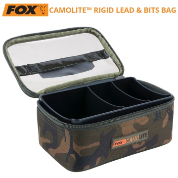 Fox Camolite Rigid Lead &amp; Bits Bag | Несесер за тежести