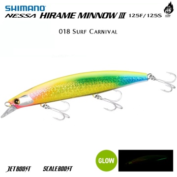 Shimano Nessa Hirame Minnow III 125S | Sinking