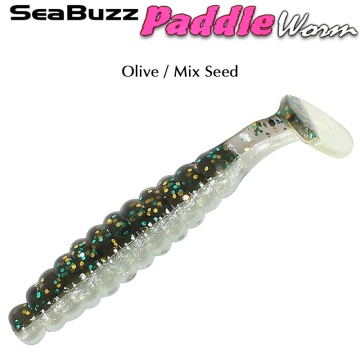 SeaBuzz Paddle Worm 4.5cm | Силиконовый шэд