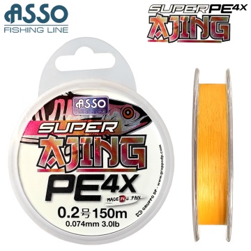 ASSO Super Ajing PE 4X 150m | Плетено влакно