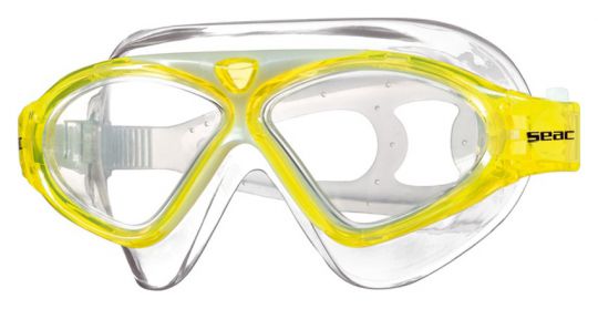 Очила за плуване Seac Sub Vision Junior (жълти)