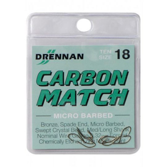 Крючки Drennan Carbon Match