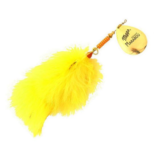 Mepps Giant Marabou Gold Chartreuse