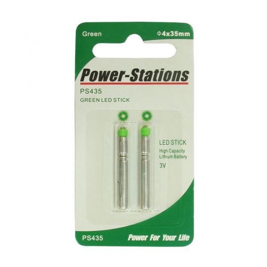 Led sticks Power Stations 35mm, green