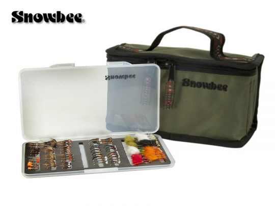 мухарска чанта Snowbee Slimline Fly Box Kit