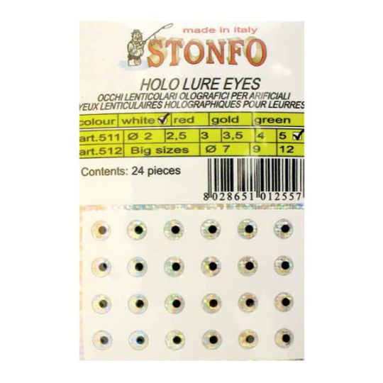 stonfo Holo Lure Eyes 511 (white)