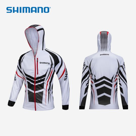 Shimano Anti-UV Hooded Long Sleeve Shirt