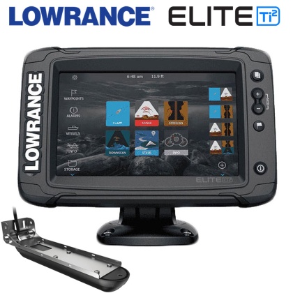 Lowrance Elite-7 Ti2 with 3-in-1 transducer CHIRP | SideScan | DownScan