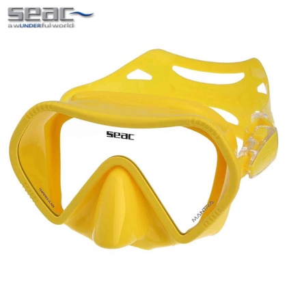 Силиконова маска Seac Sub Mantra (жълт силикон)