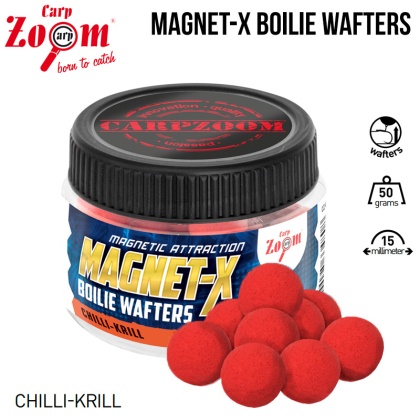 Плуващи топчета Carp Zoom Magnet-X Boilie Wafters Chilli-Krill CZ4808