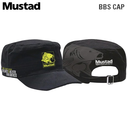 Mustad BBS Cap Black MCAP06-BL