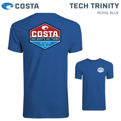 Слънцезащитна блуза Costa Technical Trinity | Royal Blue | TECHTRINITY-RB