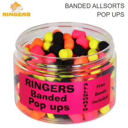 Плуващи топчета Ringers Banded Allsorts Pop Ups PRNG27