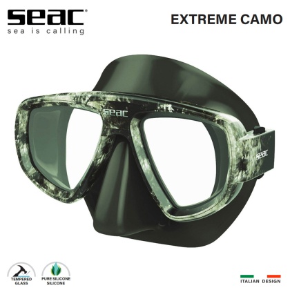 Seac Sub Extreme Camo Pirana Diving Mask