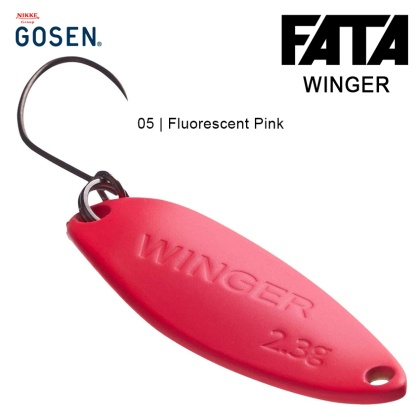 Trout Fishing Spoon Gosen FATA Winger | 05 Fluorescent Pink