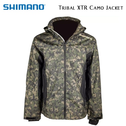 Водоустойчиво яке Shimano Tribal XTR Camo Jacket | SHJACK18XTR