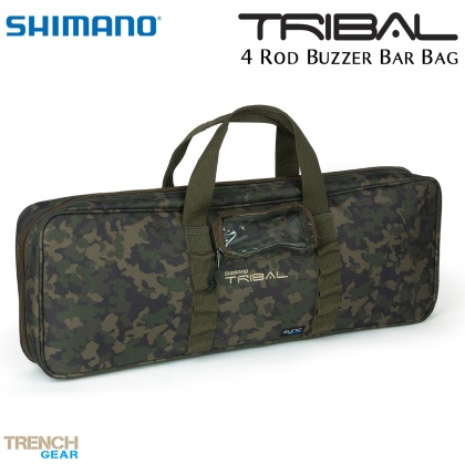 Shimano Tribal Trench Gear 4 Rod Buzzer Bar Bag | SHTTG16