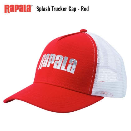Шапка с козирка Rapala Splash Trucker Cap | Red | APRSCTCRWG