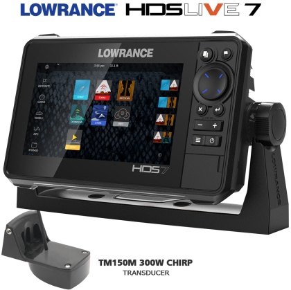 Lowrance HDS 7 LIVE with Airmar TM150M transducer