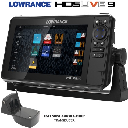 Lowrance HDS 9 LIVE with Airmar TM150M transducer