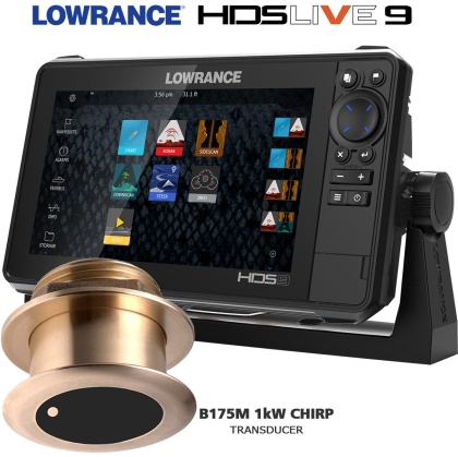 Lowrance HDS 9 LIVE with Airmar B175M transducer