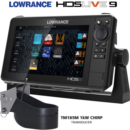 Lowrance HDS 9 LIVE with Airmar TM185M transducer