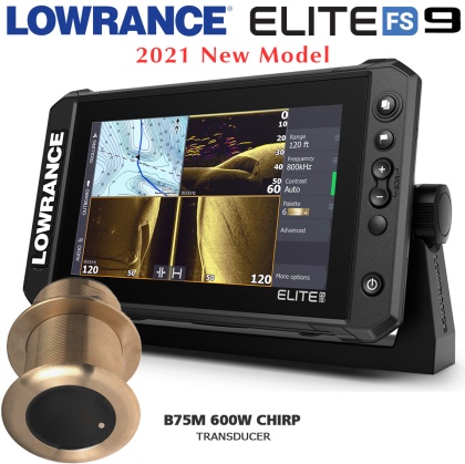 Lowrance Elite FS 9 with Airmar B75M transducer