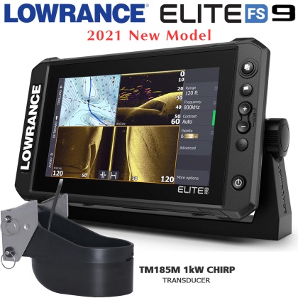 Lowrance Elite FS 9 with Airmar TM185M transducer