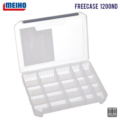MEIHO Free Case 1200ND Кутия за примамки и аксесоари